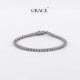 Pure Radiance Tennis Diamond Bracelet - Grace Jewellers