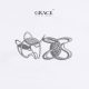 Luxe Crossover Diamond Crown Ring - Grace Jewellers