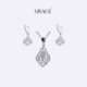 Dazzle Glow Diamond Locket Set - Grace Jewellers
