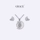 Shimmering Elegance Grace Diamond Locket Set - Grace Jewellers