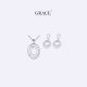 Sparkle Luxe Grace Circlets Diamond Locket Set - Grace Jewellers
