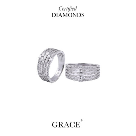Serene Sparkle Diamond Ring - Grace Jewellers