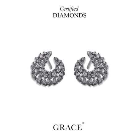 Serene Glow Diamond Earrings - Grace Jewellers