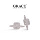 Exquisite Shine Natural Diamond Ring in 750 Gold - Grace Jewellers