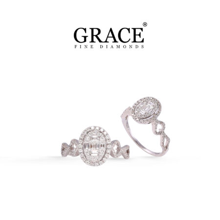 Eternal Radiance Diamond Ring in 18K Gold - Grace Jewellers