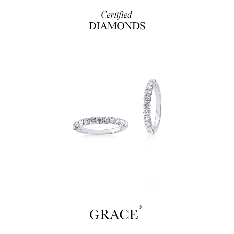 Lumière Spark Diamond Ring in 18K Gold - Grace Jewellers