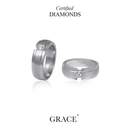 Eterna Platinum Diamond Ring - Grace Jewellers
