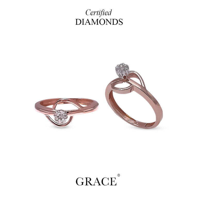 ROSE GOLD & DIAMOND RING
