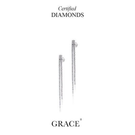 Starlit Cascade Diamond Earrings