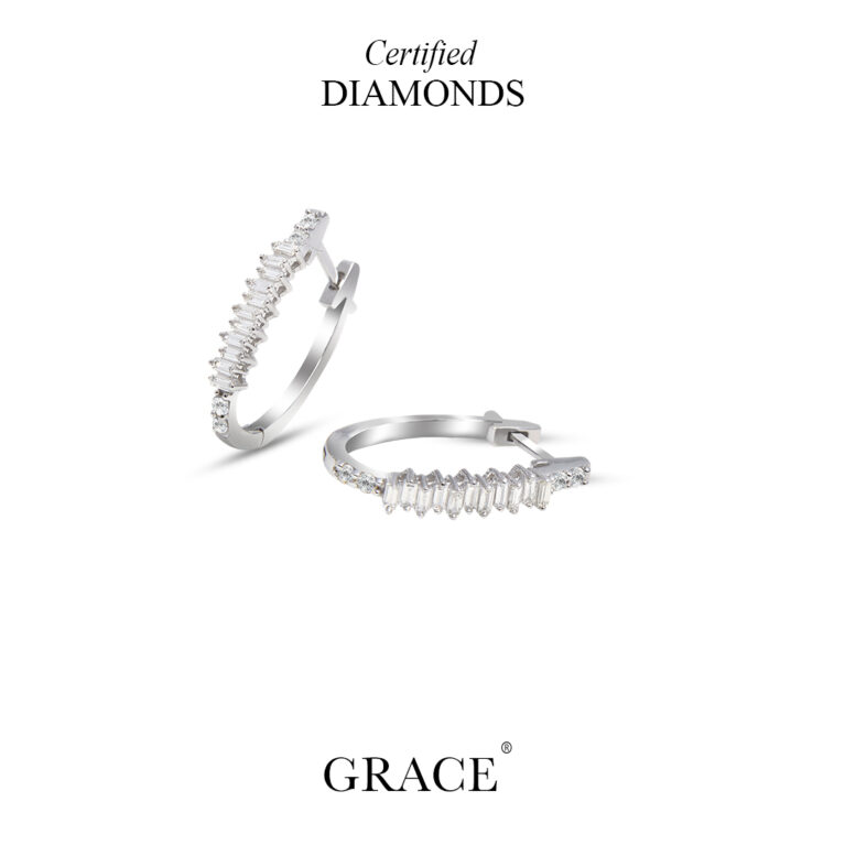 Qatari Diamonds Hoops