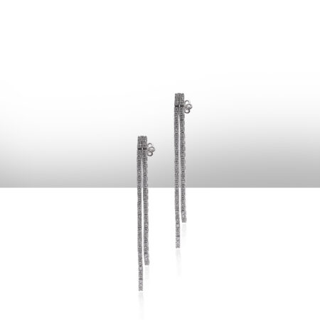 Starlit Cascade Diamond Earrings