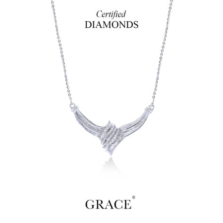 Celestial Crest Diamond Necklace