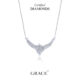 Celestial Crest Diamond Necklace