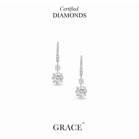 Dangling Solitaire Earrings