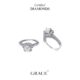 1.16 Carat Princess Natural Diamond Ring ( International Gemological Institute)