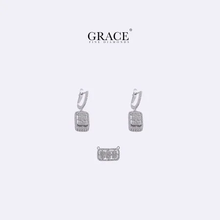 Dazzling Elegance Grace Diamond Locket Set - Grace Jewellers
