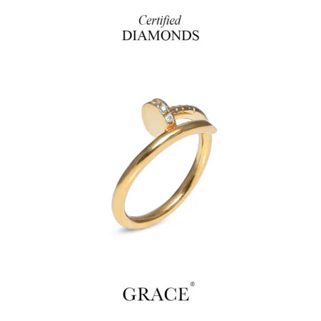 Grace Diamond Nail Ring